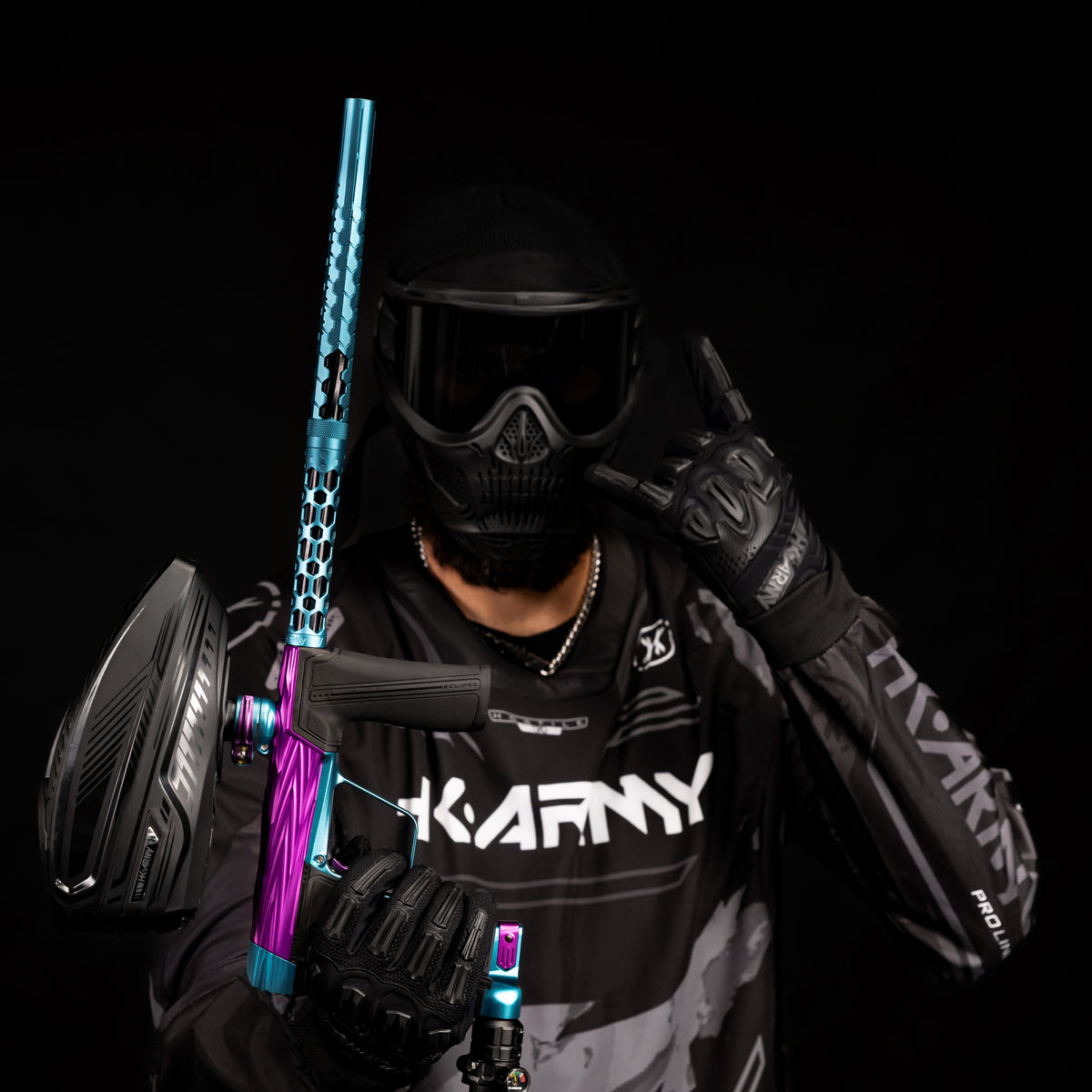 Hex PWR Barrel Kit - Turquoise - Black Inserts