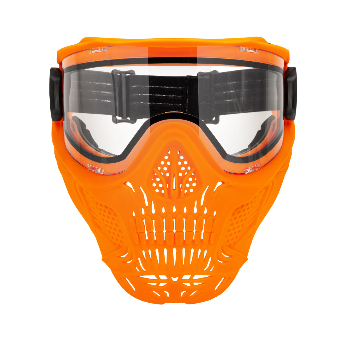 HSTL® Skull Glowball™ Goggle w/ Clear Lens - UV Orange