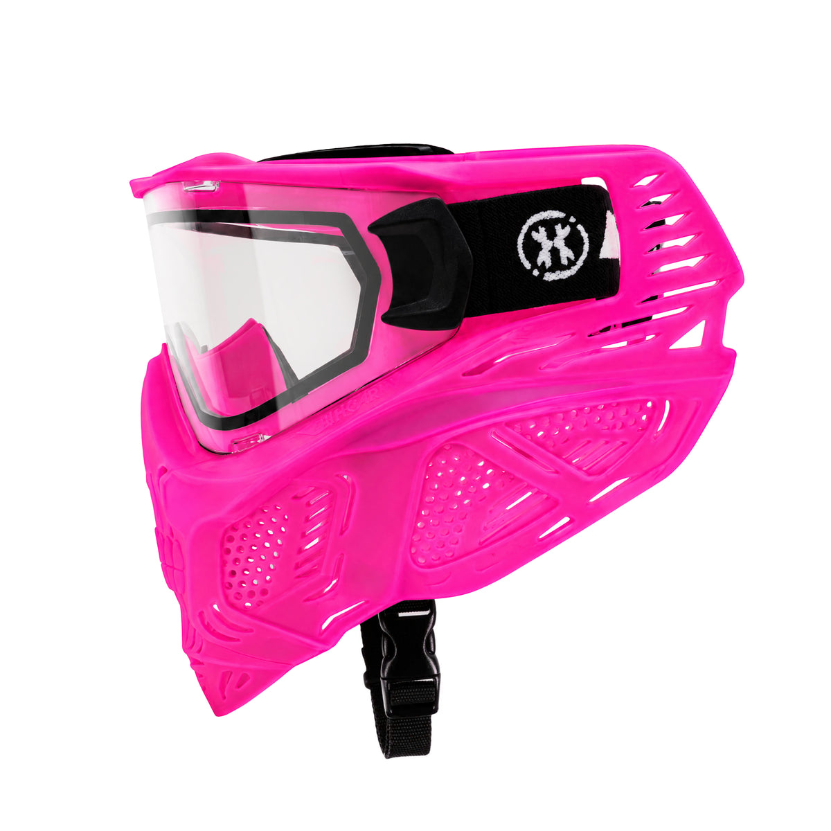 HSTL® Skull Glowball™ Goggle w/ Clear Lens - UV Pink