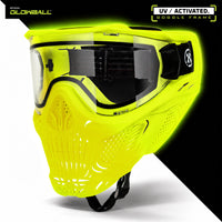HSTL® Skull Glowball™ Goggle w/ Clear Lens - UV Yellow