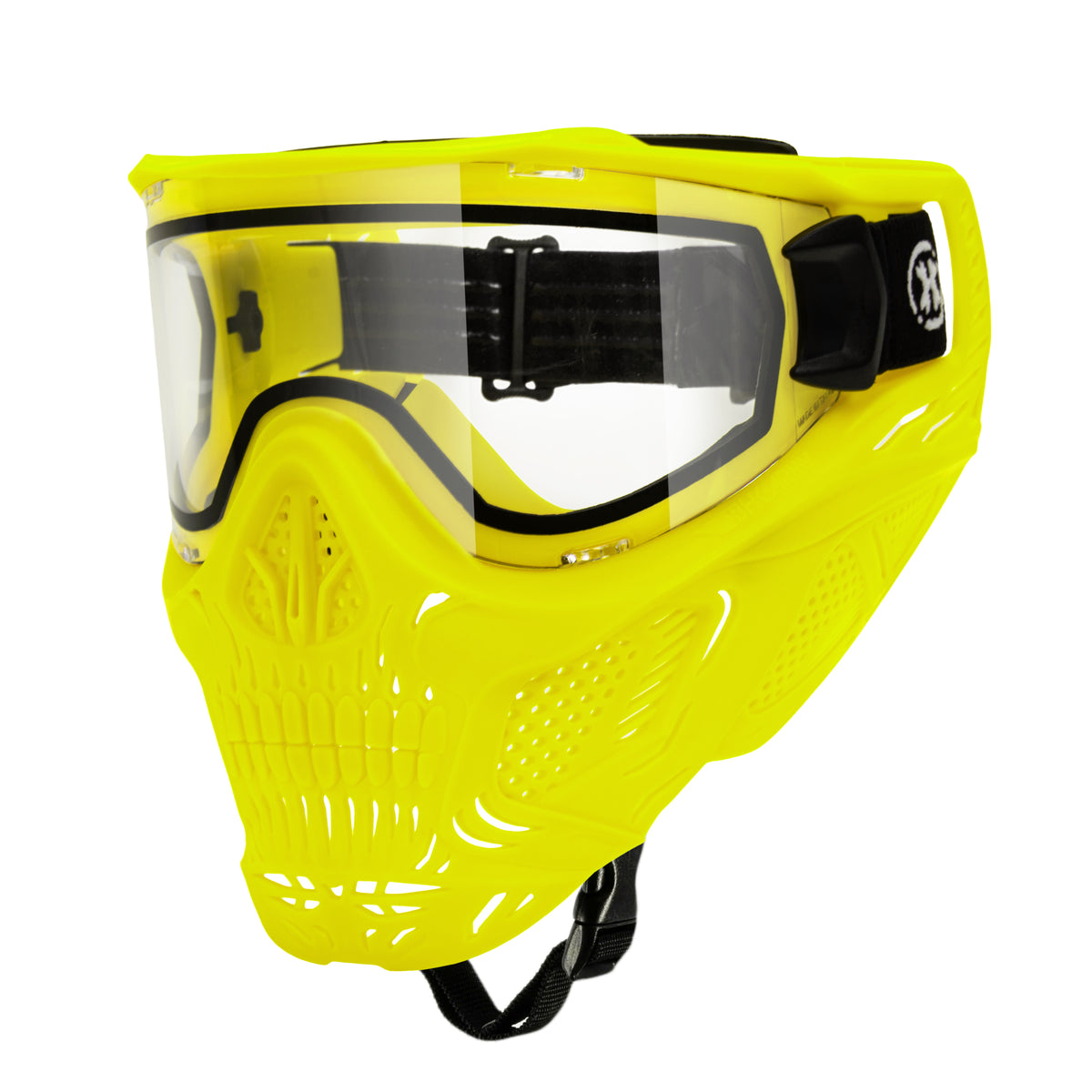 HSTL® Skull Glowball™ Goggle w/ Clear Lens - UV Yellow