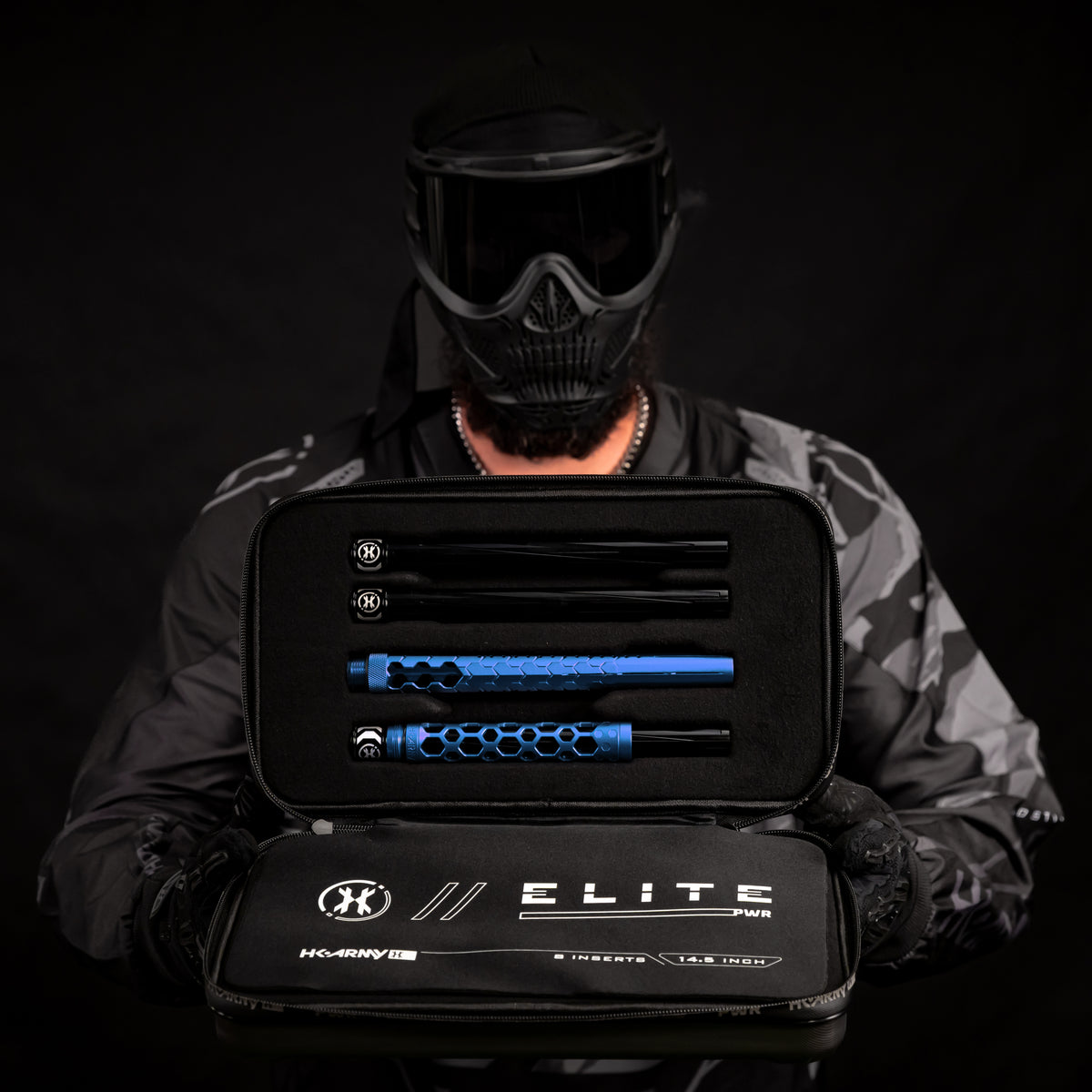 Hex PWR Barrel Kit - Blue - Black Inserts