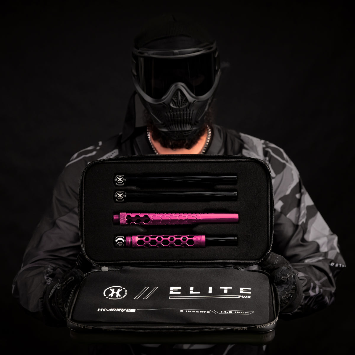 Hex PWR Barrel Kit - Pink - Black Inserts