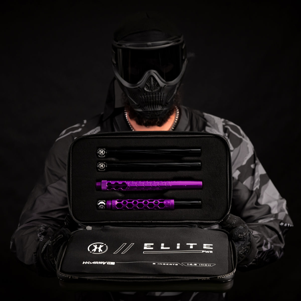 Hex PWR Barrel Kit - Purple - Black Inserts
