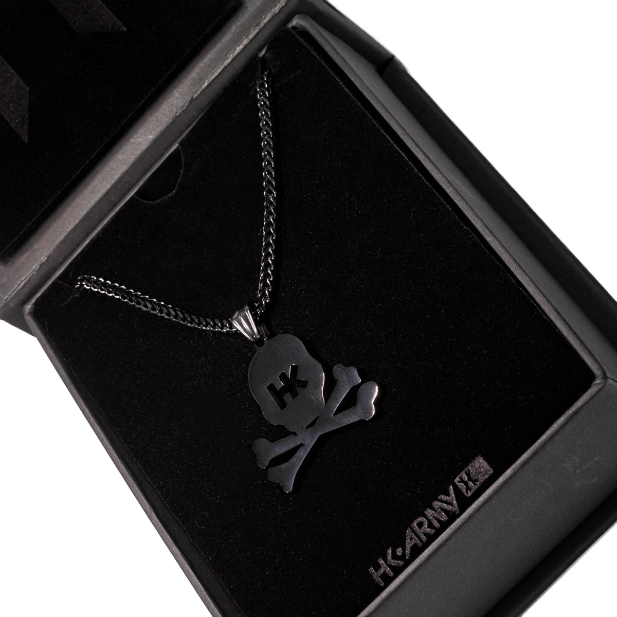 HK Skull Franco Chain - 3mm Polished Black