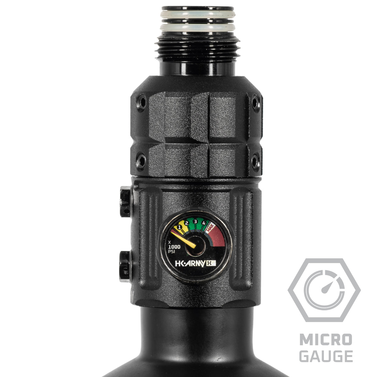 Turbine Pro Regulator - Long Body - Adjustable & Rotational - Black