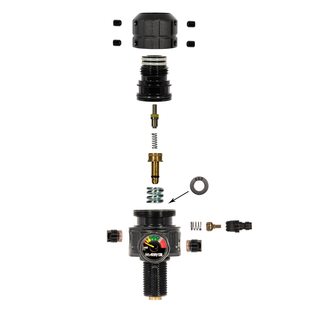 Alpha Air® - 15ci/4500psi PRO Air System - Hostile Prestige