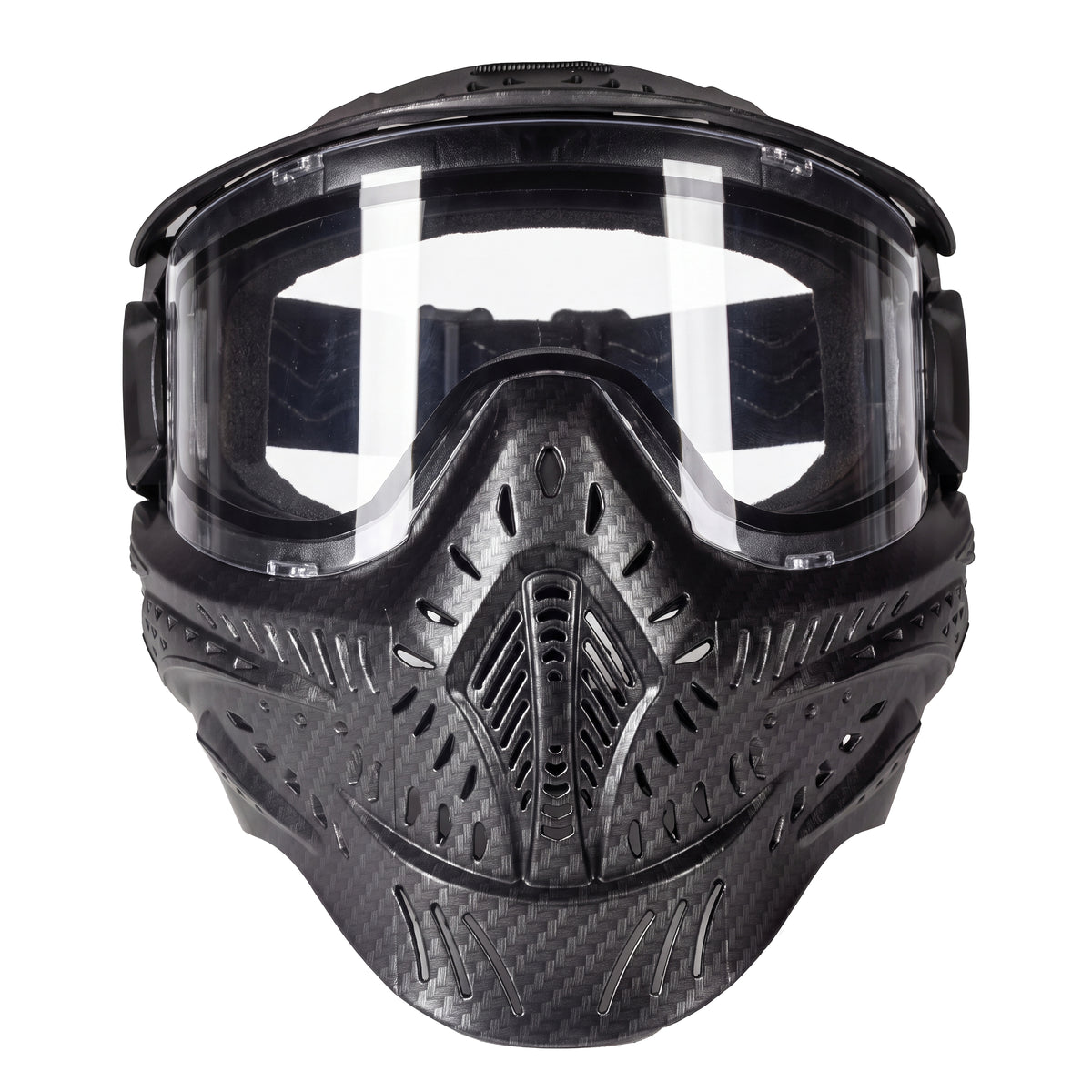HSTL® Skull Goggle Carbon Fiber Black w/ Clear Lens