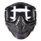 HSTL® Skull Goggle Carbon Fiber Black w/ Clear Lens