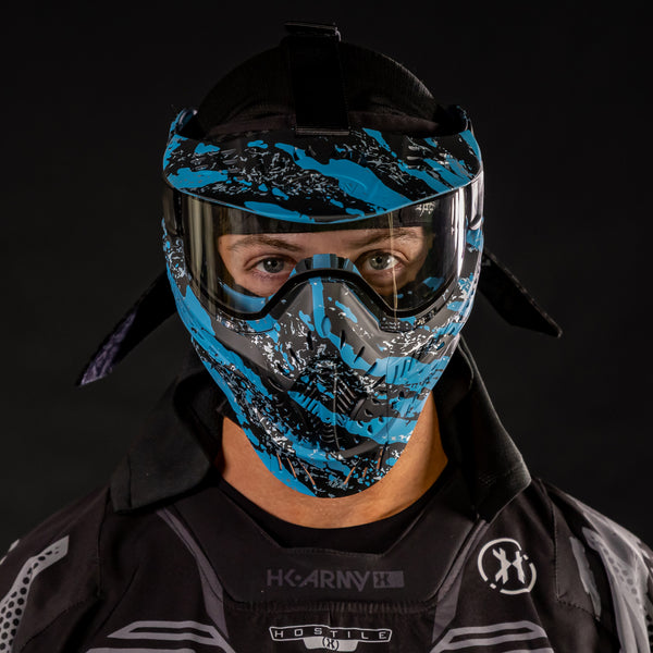 HSTL® Goggle - Fracture Black/Turquoise w/ Clear Thermal Lens