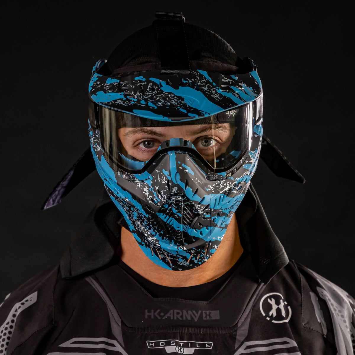 HSTL® Goggle - Fracture Black/Turquoise w/ Clear Thermal Lens