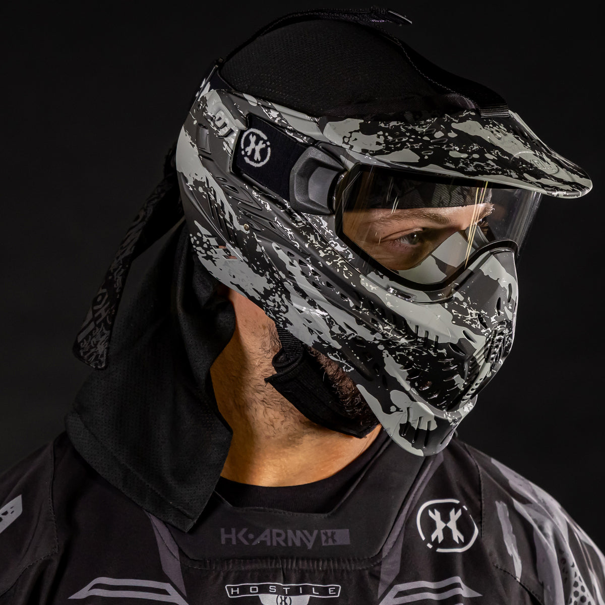 HSTL® Goggle - Fracture Black/Grey w/ Clear Thermal Lens