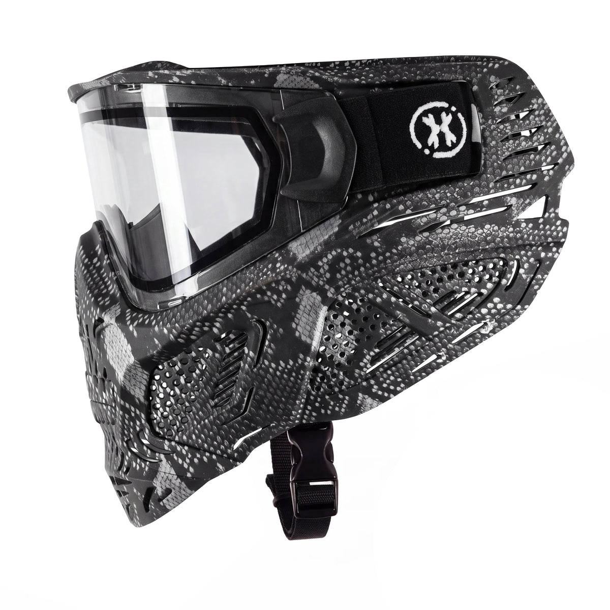 HSTL® Skull Goggle Snake Grey w/ Clear Lens