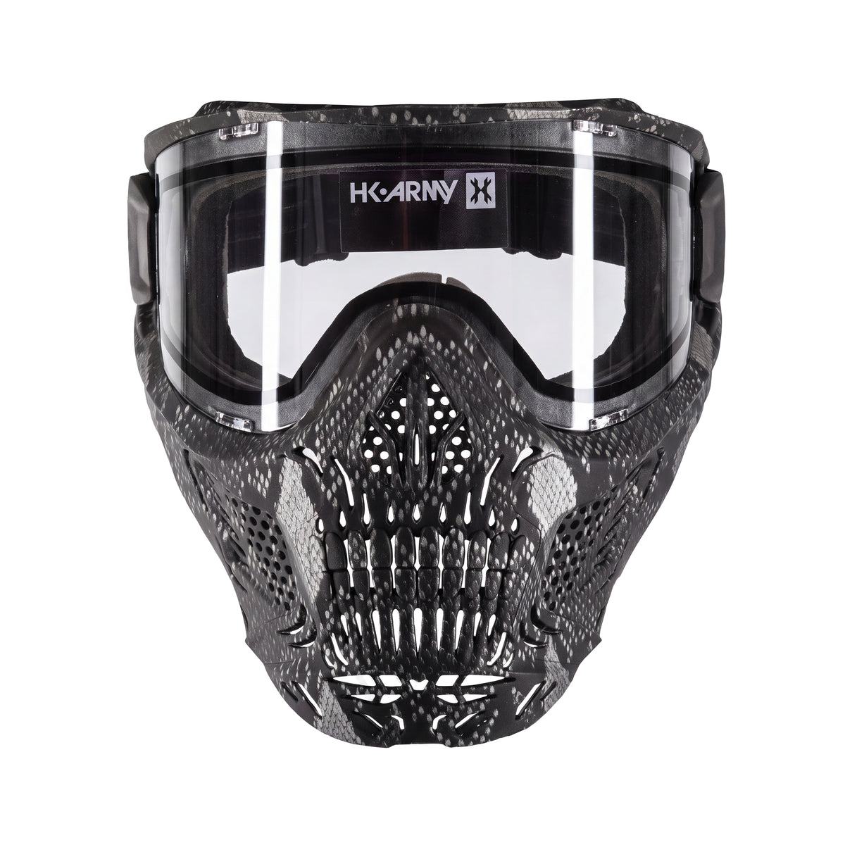 HSTL® Skull Goggle Snake Grey w/ Clear Lens