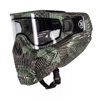 HSTL® Skull Goggle Snake Green w/ Clear Lens