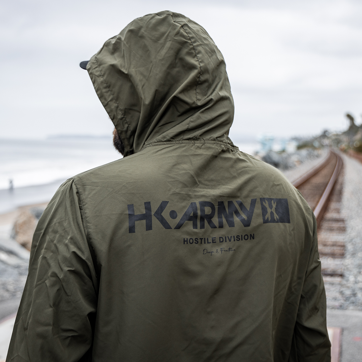 HK Army Apparel - Hostile D&F Windbreaker - Black