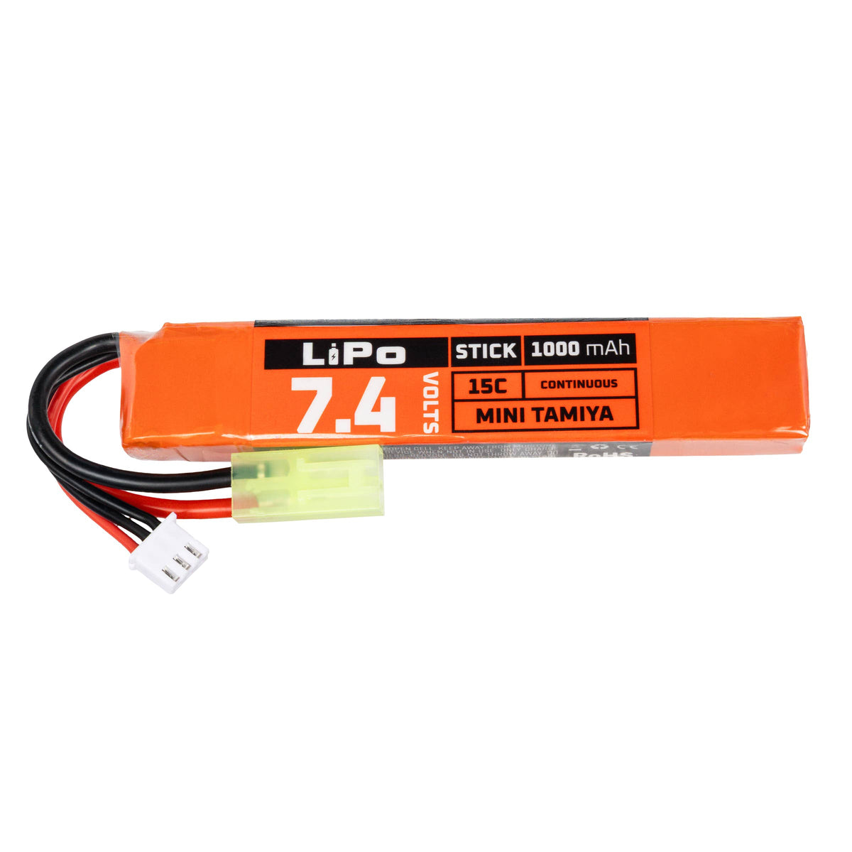 Hostile ENERGY - LiPo Battery 7.4V 1000mAh 15C Stick