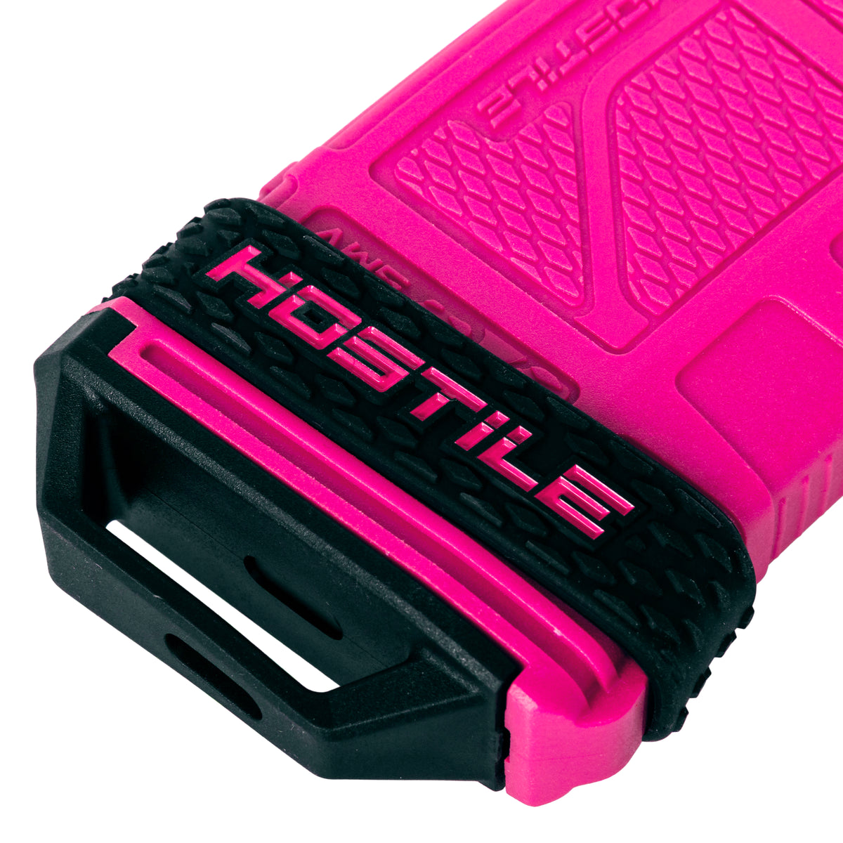 Hostile AWS -  High Speed Mid Cap - 250 Mag - Neon Pink