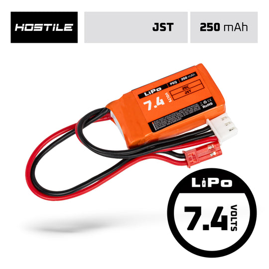 Hostile ENERGY - LiPo Battery 7.4V 250mAh 25C PEQ
