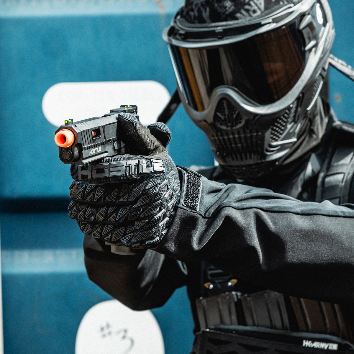 Hostile HI-CAPA - BOOGIE MAN - CO2 Blow Back Pistol - Black