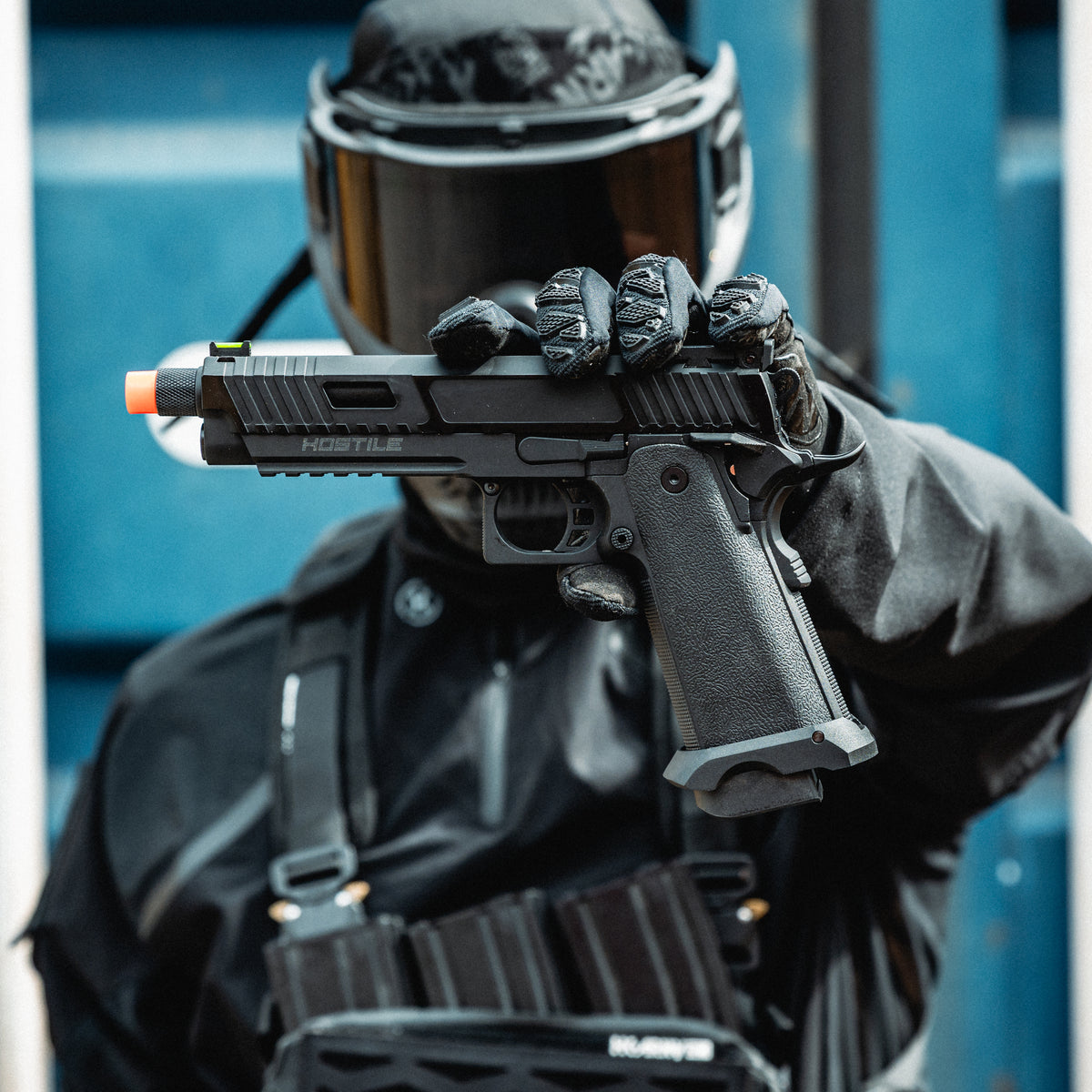 Hostile HI-CAPA - GHOUL - CO2 Blow Back Pistol - Black