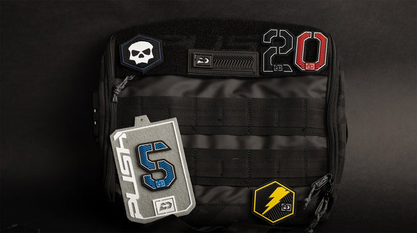 Push Velcro Rubberized Number