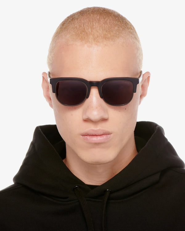 VANTA Matar Sunglasses - Matte Black & Black Metal