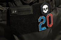 Push Velcro Rubberized Number