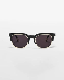 VANTA Matar Sunglasses - Gloss Black & Gold Metal