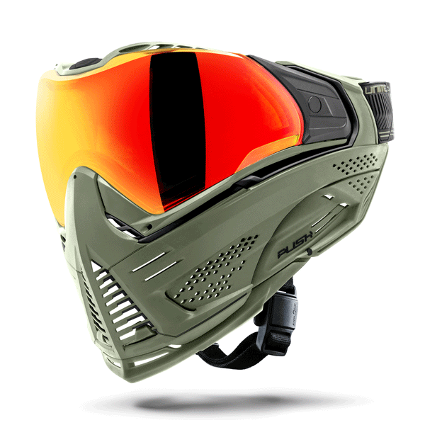 Unite Goggle Mk II - Raptor (Olive/Black) - Red Lens