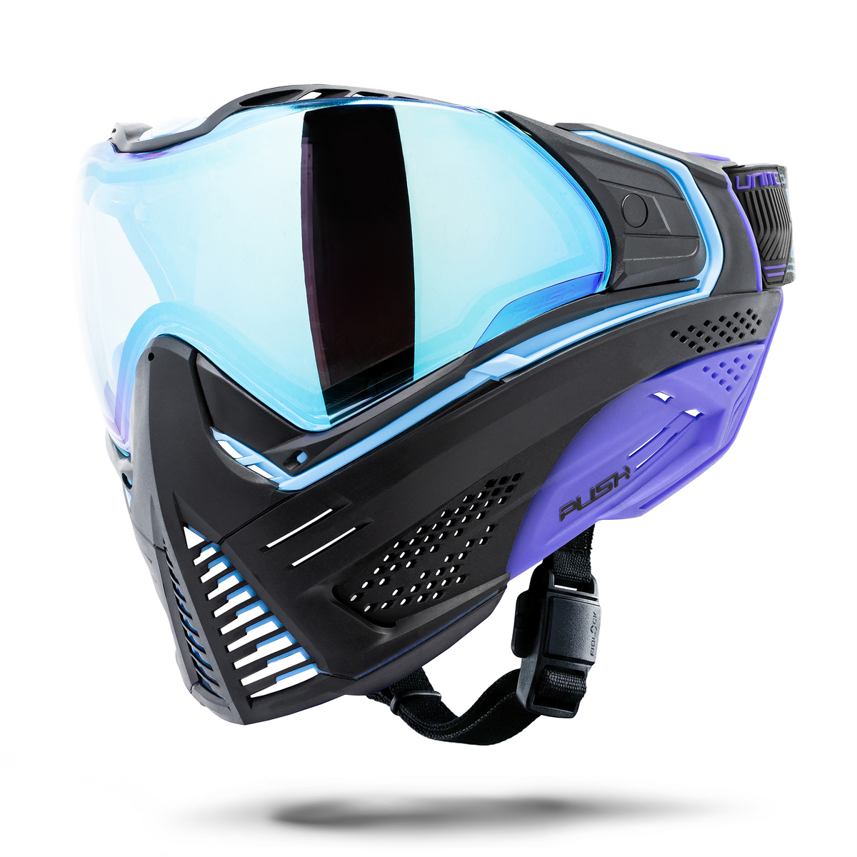 Unite Goggle Mk II - Nebula (Black/Turq/Purple) - Blue Lens | HK Army