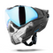 Unite Goggle Mk II  - Warlord Soul (Black/White Skull) - Blue Lens