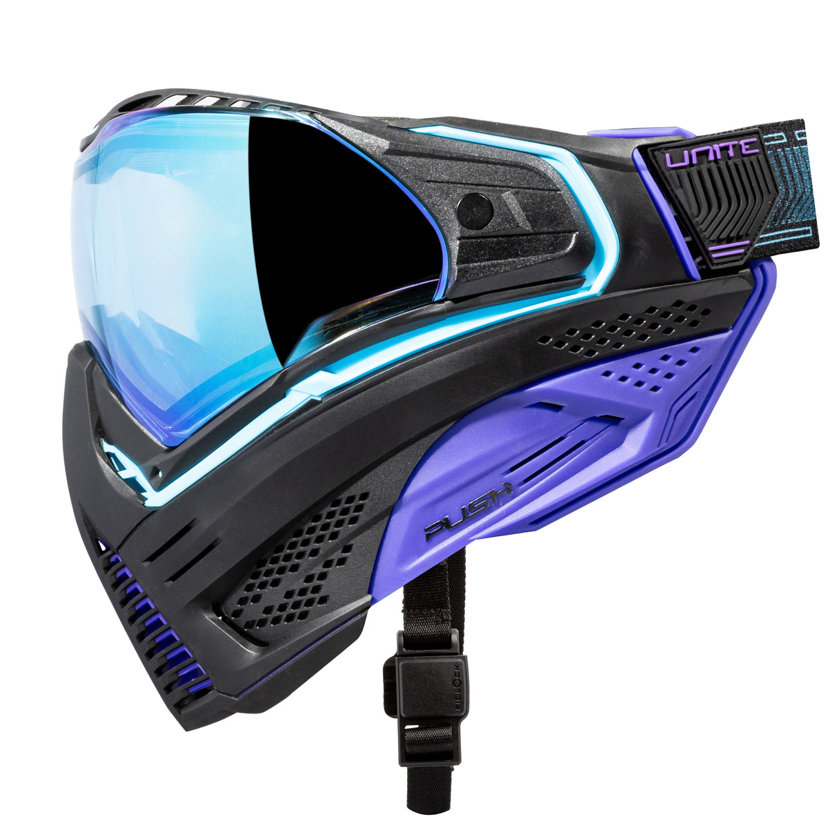 Unite Goggle Mk II - Nebula (Black/Turq/Purple) - Blue Lens