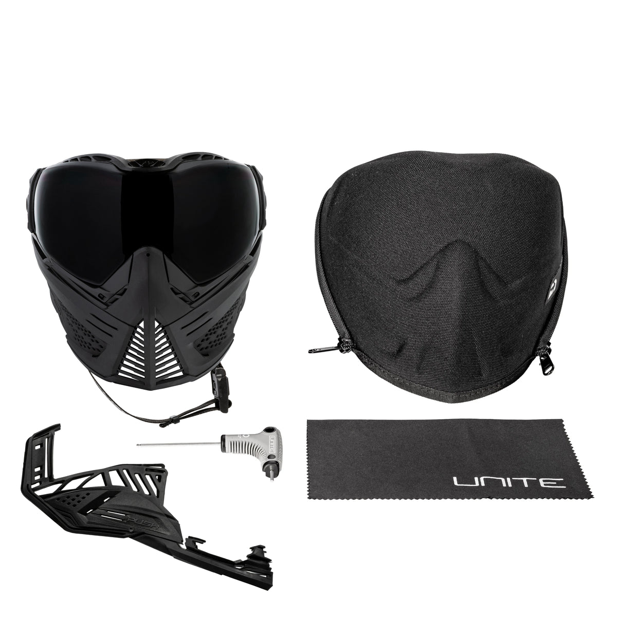 Unite Goggle Mk II - Oblivion (Black/Black) - Smoke Lens