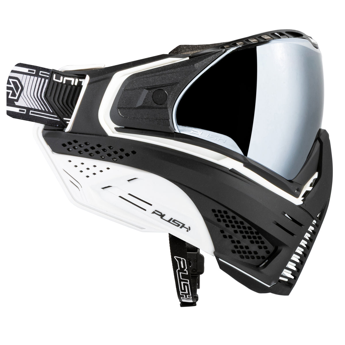 Unite Goggle Mk II - Seeker (Black/White) - Silver Lens