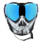 Unite Goggle Mk II  - Warlord Soul (Black/White Skull) - Blue Lens