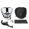Unite Goggle Mk II - Warlord Omen (Black/White Skull) - Silver Lens