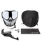 Unite Goggle Mk II - Warlord Omen (Black/White Skull) - Silver Lens