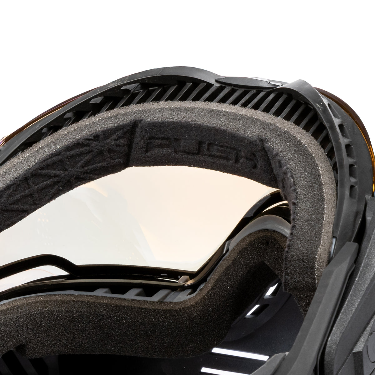 Unite Goggle Mk II - Warlord Enforcer (Black/White Skull) - Gold Lens