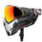 Unite Goggle Mk II - Warlord Viper (Black/White Skull) - Red Lens