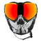 Unite Goggle Mk II - Warlord Viper (Black/White Skull) - Red Lens