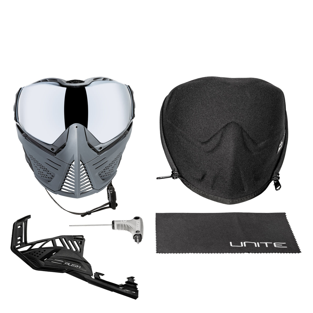 Unite Goggle Mk II - Nomad (Grey/Black) - Silver Lens