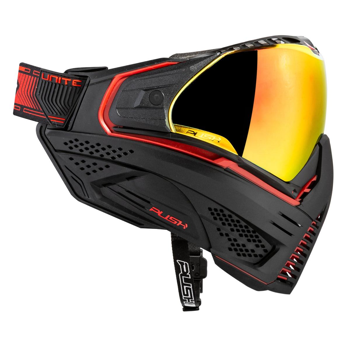 Unite Goggle Mk II - Legion (Black/Red) - Red Lens