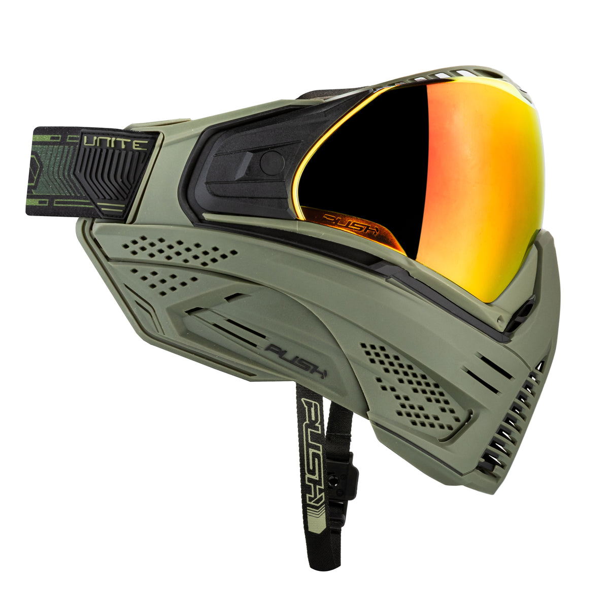 Unite Goggle Mk II - Raptor (Olive/Black) - Red Lens