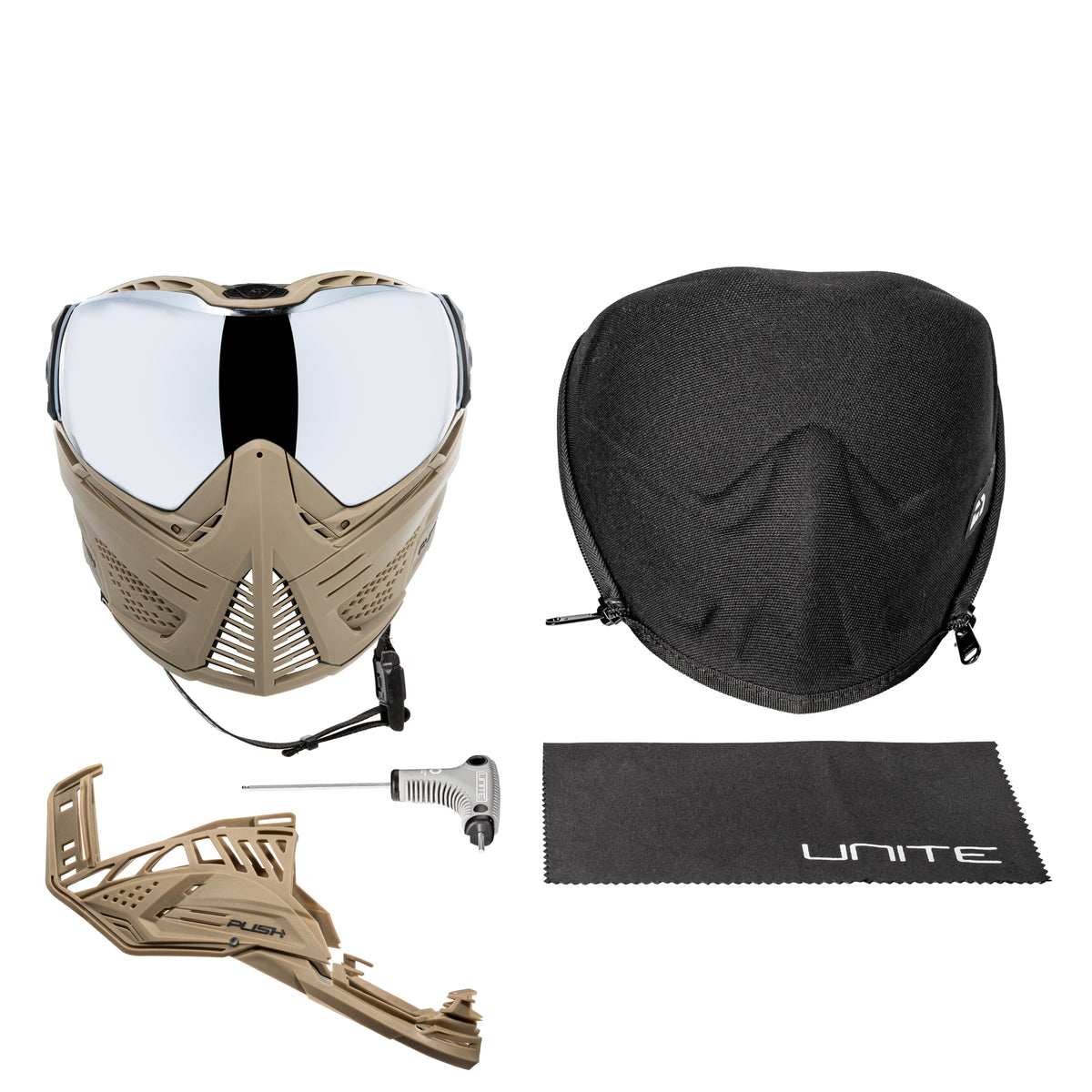 Unite Goggle Mk II  - Outlaw (Tan/Tan) - Silver Lens