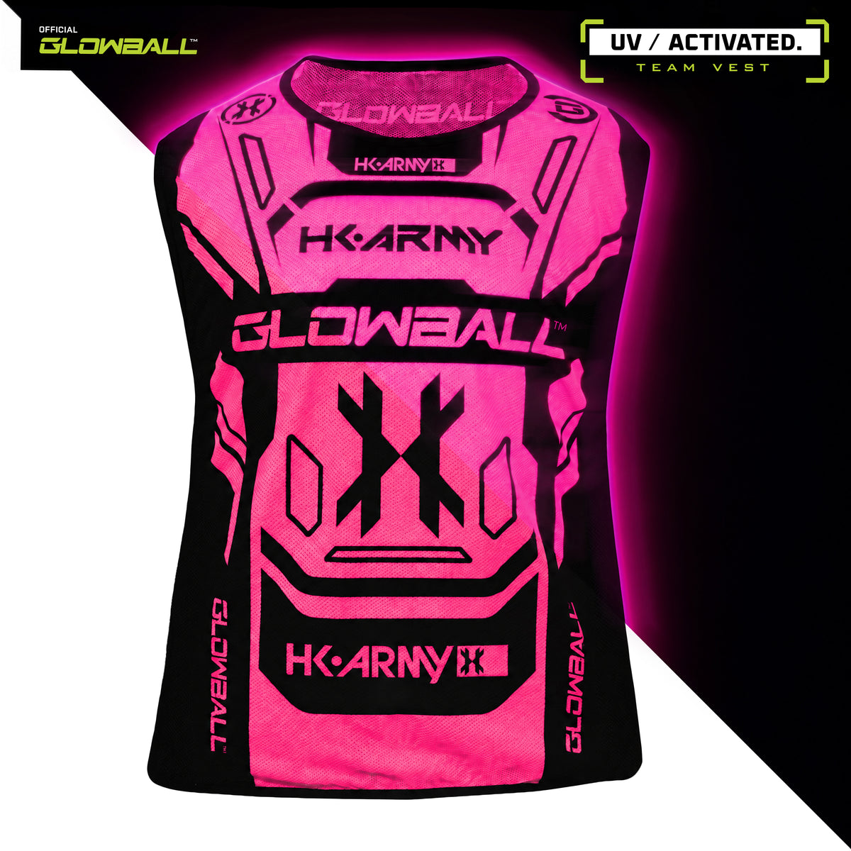 Glowball™ Team Vest - UV Pink Tank Top Jersey