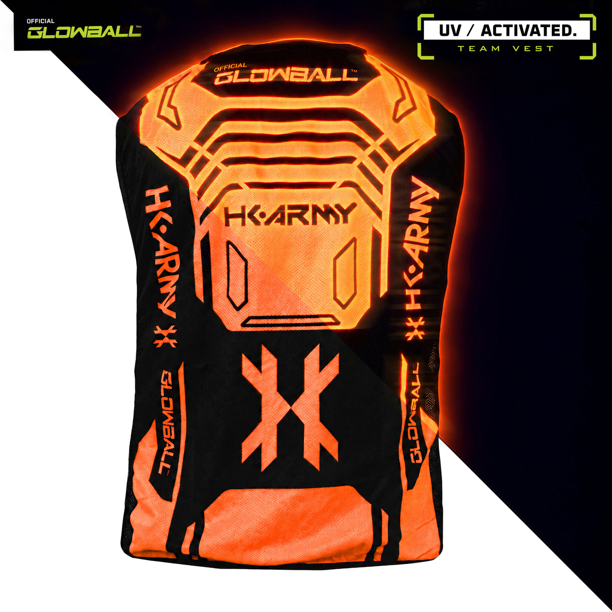 Glowball™ Team Vest - UV Orange Tank Top Jersey