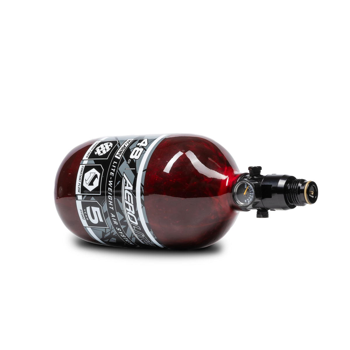 AeroLite Carbon Fiber Tank - 48ci / 4500psi  - Red