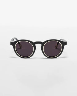 VANTA Serpens Sunglasses - Gloss Black & Gold Metal