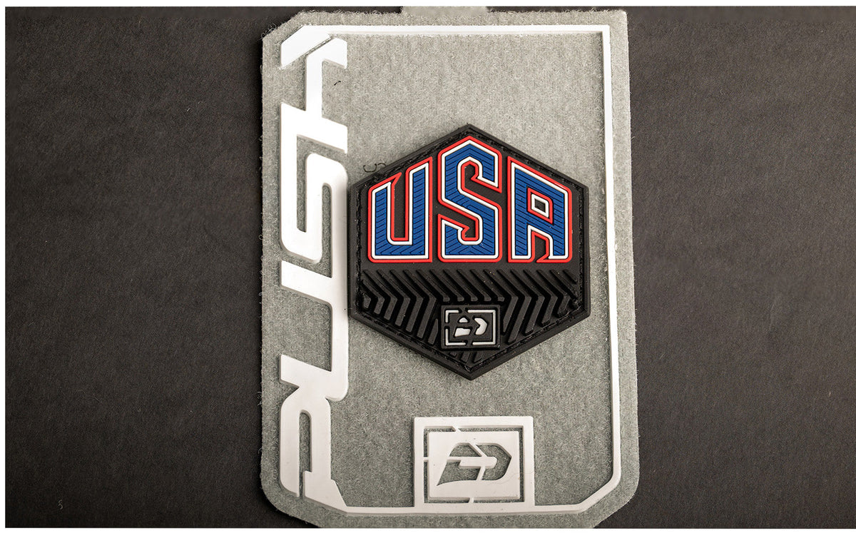 Push Velcro Rubberized Patch